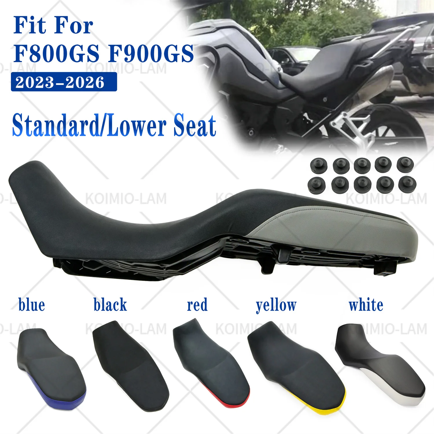 Fit For BMW F800GS F900GS Adventure 2023 - 2026 Motorcycle High Or Low Driver Seat Pad Cushion F800 F900 GS 2024 2025
