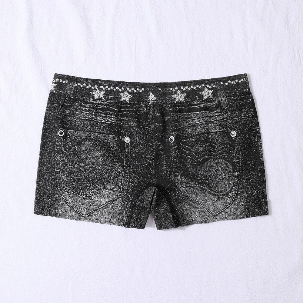 Summer Beach Wear Ladies Print Shorts Vacation Holiday M Cycling Compatible Yoga Compatible Polyester Fabric Medium Stretch