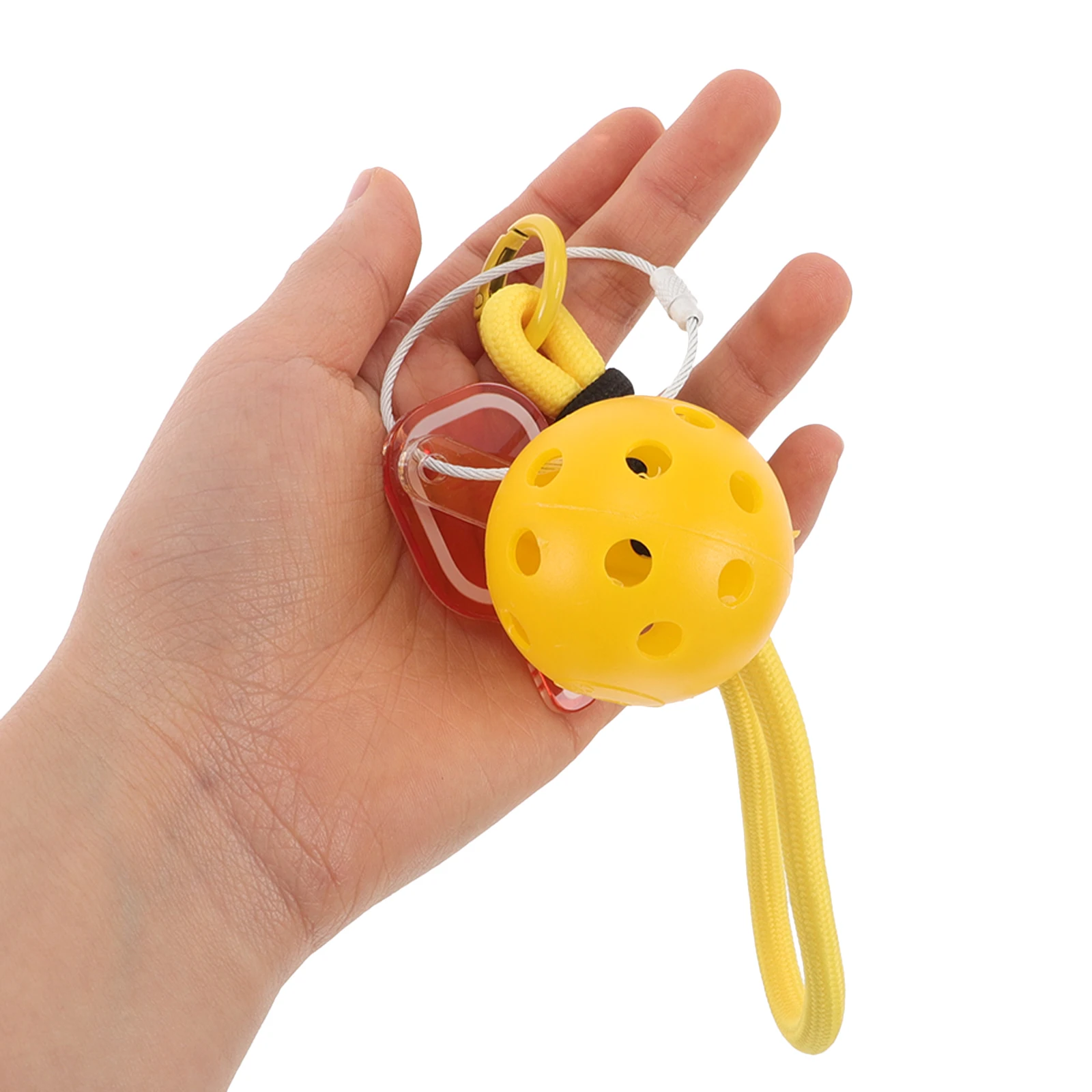 

Pickleball Keychain Mini Tennis Balls Cute Creative Ornament for Women Kids Party Favor Durable Compact Unique Present Team