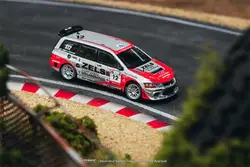 Tarmac Works 1:64 Lancer Evolution Wagon Super Taikyu Series 2007 Diecast Collector's Vehicle Model Car