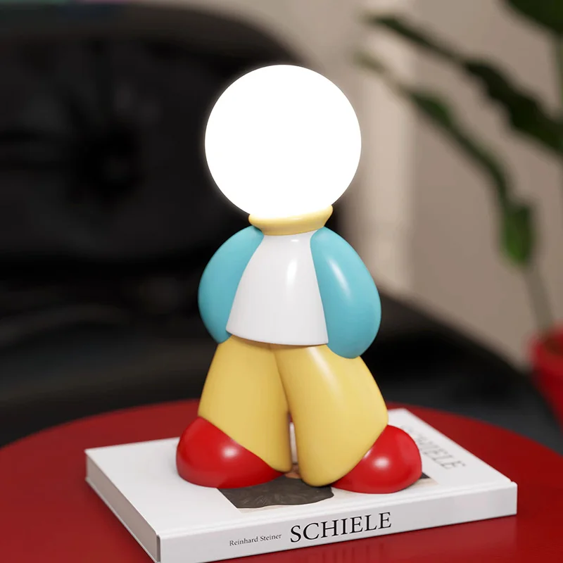 Dopamine Creative Character Statue Art Ornament Home Decor Bedroom Living Room Table Decoration Sculpture Birthday Gift Figurine
