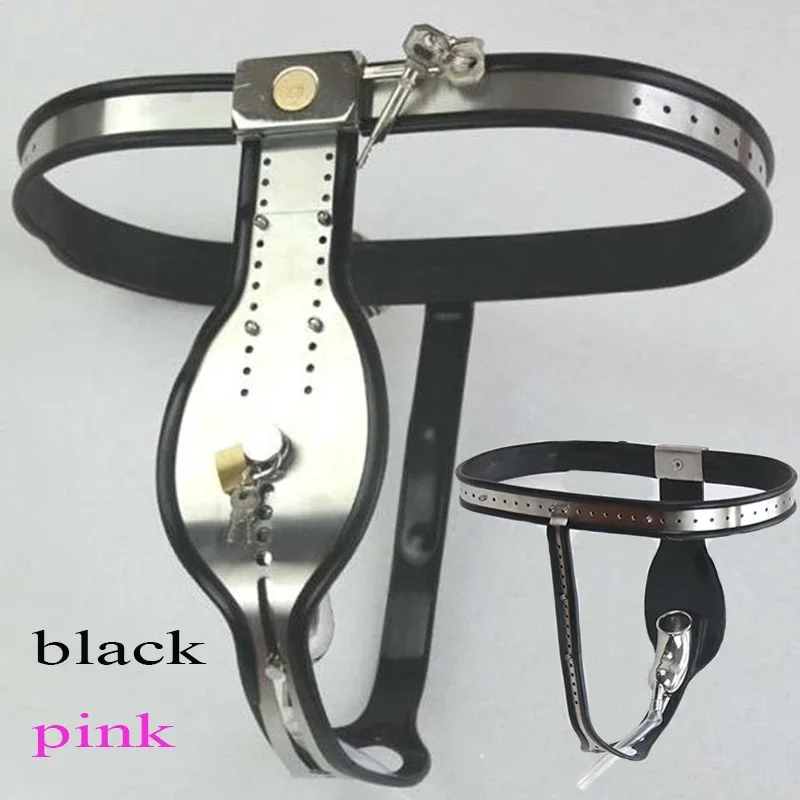 New Male Chastity Belts Stainless Steel T Chastity Device with Plug SM Built-in Cage Penis Rings Erotic Set Sex Toy for Men Gay