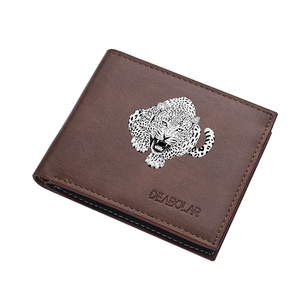 محفظة رجالية على الطراز الأوروبي وجيوب عملات معدنية بسحاب متعددة الفتحات للبطاقات، ومحفظة كلاسيكية مزدوجة الطي