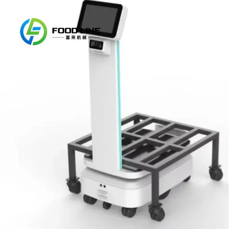 Customized Autonomous Obstacle Avoidance AGV Robot 300kg Payload Warehouse Material Transport