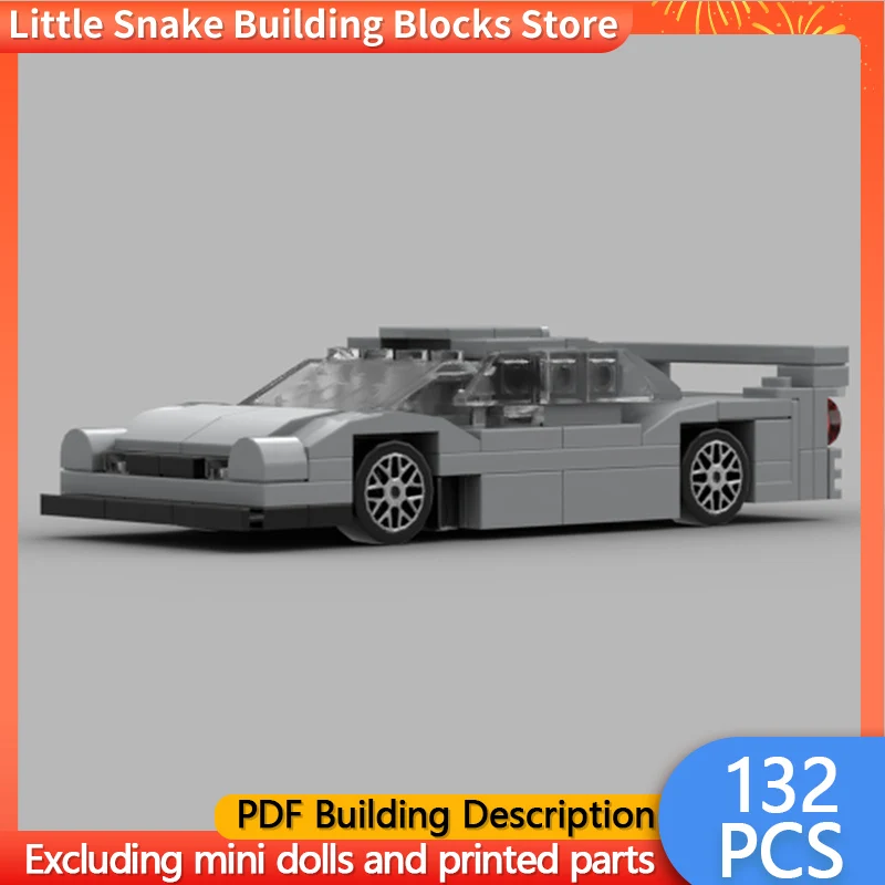 City Car Model MOC Building Bricks CLK GTR Le Mans Racing Car Modular Technology Gifts Holiday Assemble Children Toys Suit