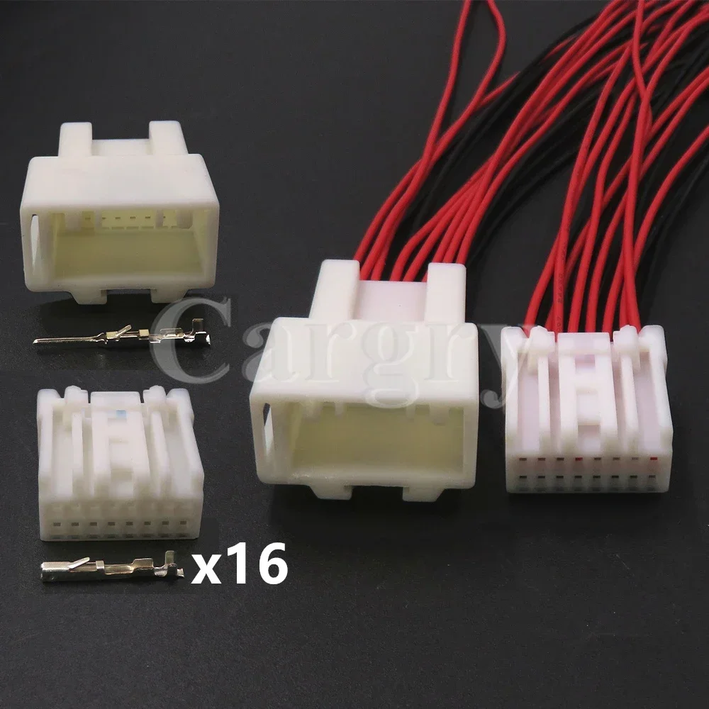 1 Set 16P 6098-4339 6098-4333 AC Assembly Auto Steering Wheel Wiring Multifunctional Socket Miniature Connector