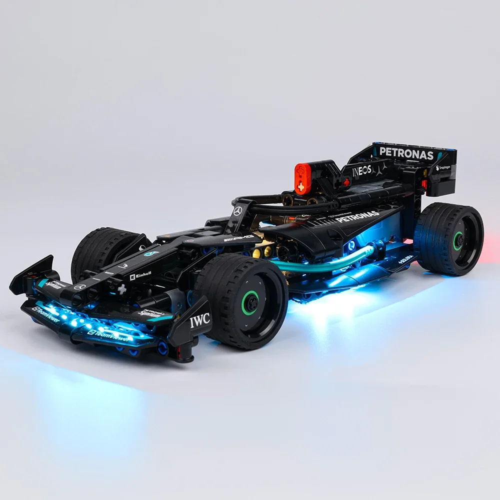 

Комплект светодиодных фонарей для 42165 AMG F1 W14 E Performance, автомобильная лампа «сделай сам», игрушки не включают набор блоков