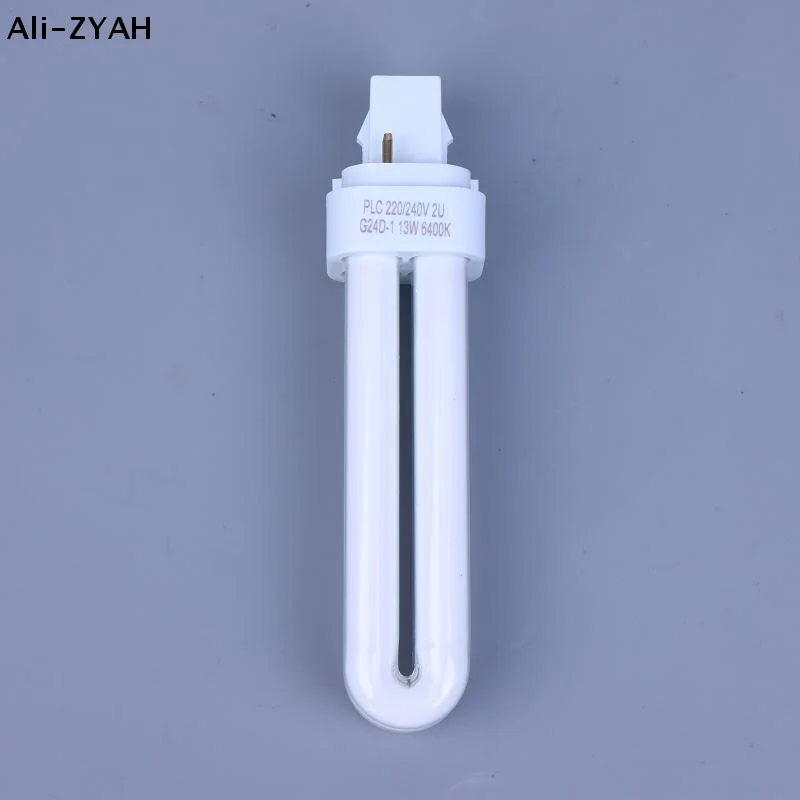 【AH】1/3/5Pcs Energy Saving Lamp Light Bulb Downlight Compact Fluorescent Bulbs Replace Plug LED 2 Pin Double Tube LED Lamp Bulb