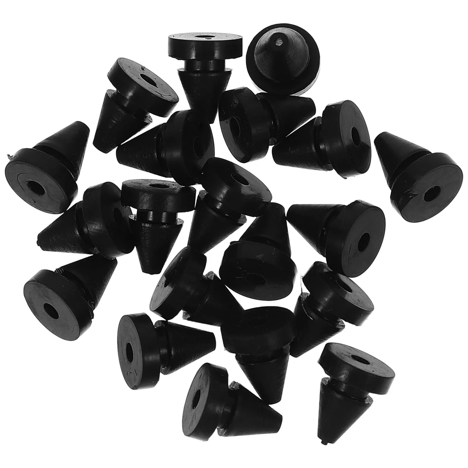 20Pcs Anti-Collision Silicone Door Stoppers Shock Absorbing Plugs for Cabinet Elevator Wall Protection Noise Dampening Pads