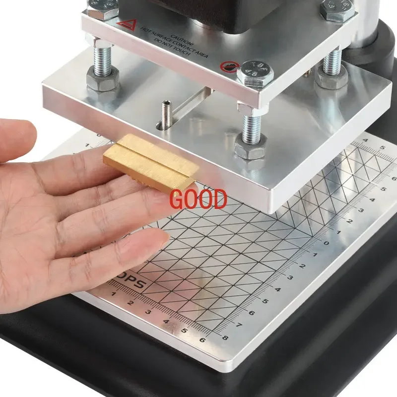 PVC Color Card Notebook Embossing Hot Press Paper, cartão, etiqueta de engomar plástico