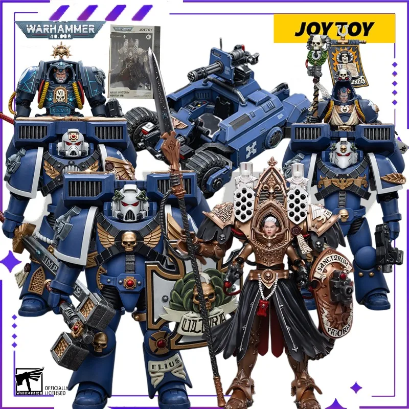 [متوفر] JOYTOY الأصلي 40K1/18 دمية متنقلة Warhammer 40000 Sheng General Dean Mo Wen Val مجموعة ألعاب مجسمة مشتركة متنقلة