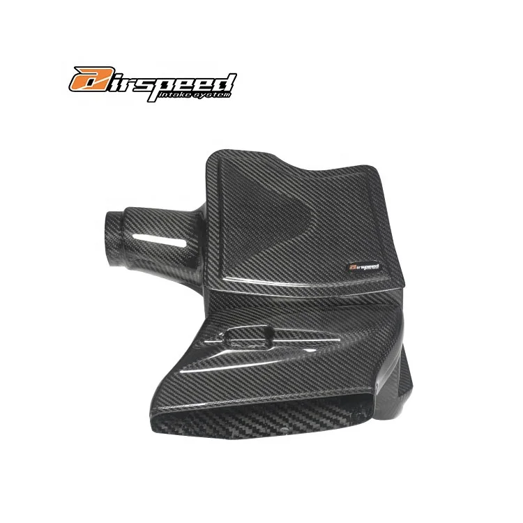 Airspeed Dry Carbon Fiber Cold Air Intake System Kits Short Pipe Style For Mercedes BENZ A-Class A200 A260 W176 2.0T