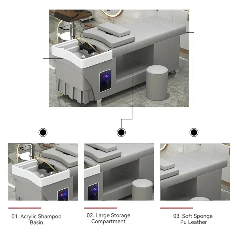 Массажный стол, стулья для шампуня, насадка для душа с циркуляцией воды, кровать для спа, тайский комфортный массажер, барбекю, мебель для красоты