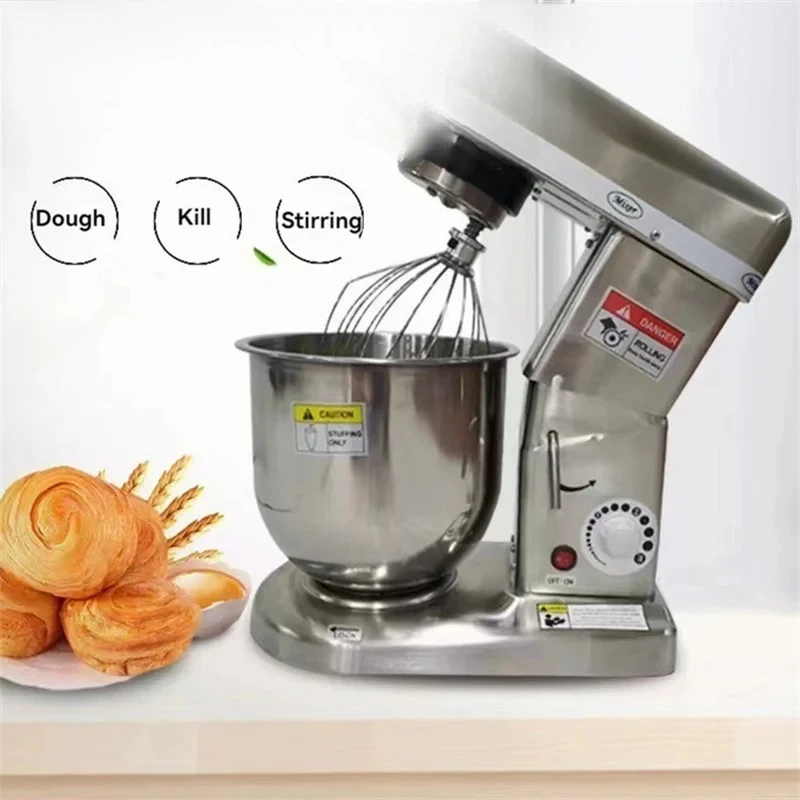 10L ステンレス鋼自動卵ビーターミキサー新しい多機能家庭用生地ニーダー小麦 & 小麦粉シェフマシン
