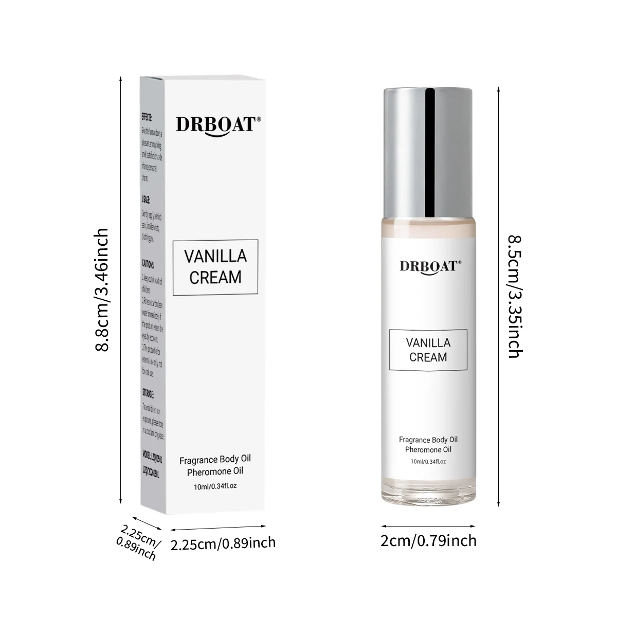 10ml Vanilla Cream Pheromone Oil - Honey Cream Subtle Perfume Oil, Original Eau de Toilette, Fragrance Oil Traveling or Dating B view 6
