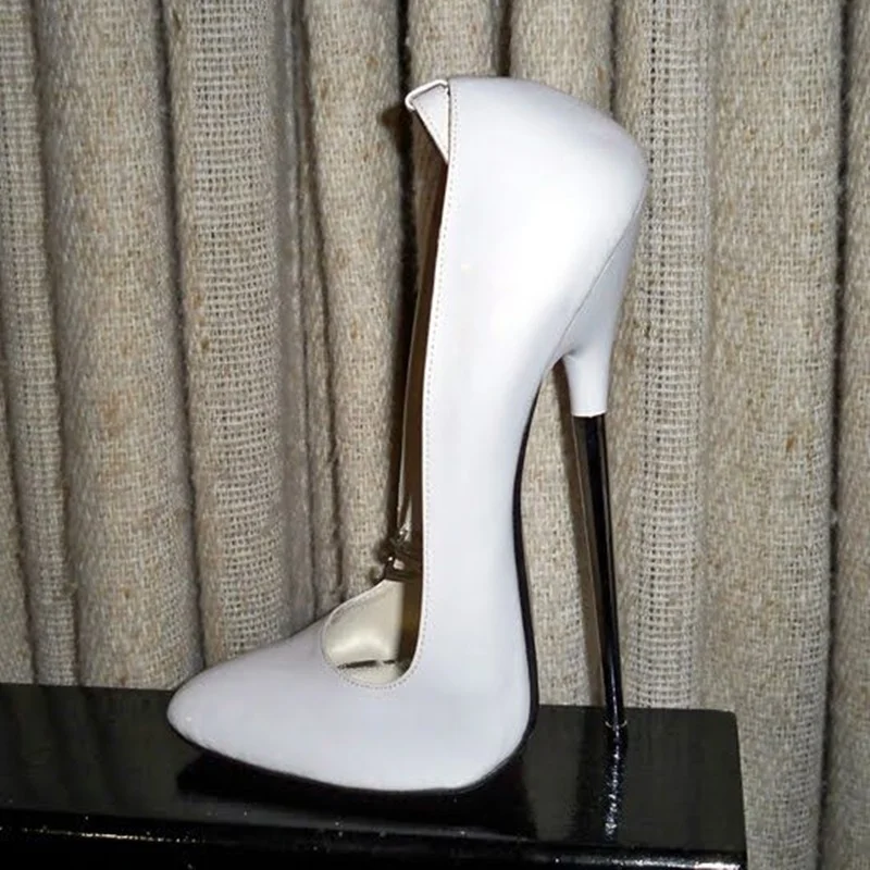 

White Slip On Shallow Pumps Matte Pointed Toe Thin High Heel Sexy Fashion Summer Casual Big Size Woman Shoes Zapatillas Mujer