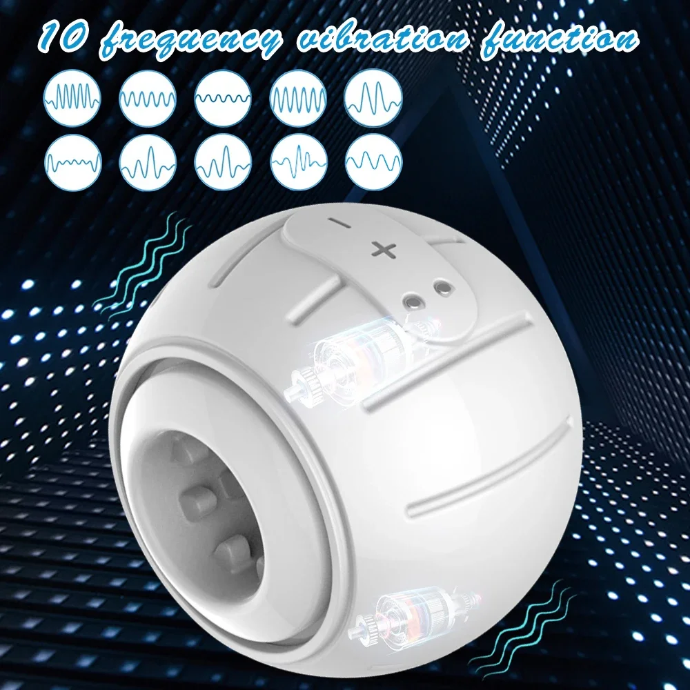 Automatic Male Masturbator Cup Blowjob Pussy Mastuburator Penis Oral Sex Machine Vibrator Vacuum Sex Toys Adult Goods for Men