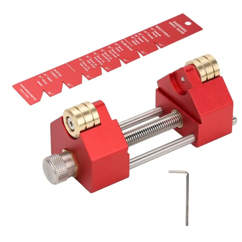 A33Z-Sharpening System Honing Guide Sharpening Holder Angle Fixture Angle Gauge For Woodworking Chisel