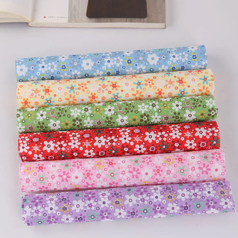 

14Pcs DIY Patchwork Headwear Set Cotton Fabrics for Quilting Home Sewing Craft Material Accessory DIY Cotton Fabrics