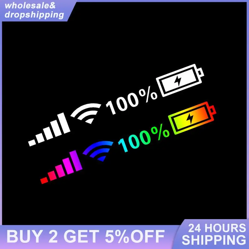 Sticker Funny Taste Unique Design Personalized Decoration Automobile And Accessories Car Sticker Car Wifi Power Sign Wont Crack