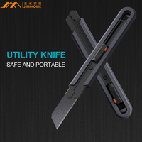 JIMIHOME 0.79 inch Snap Off Blade Retractable Paper Box Cutter Knife Utility Knife Pocket Knife Carbon Steel School Supply Tools