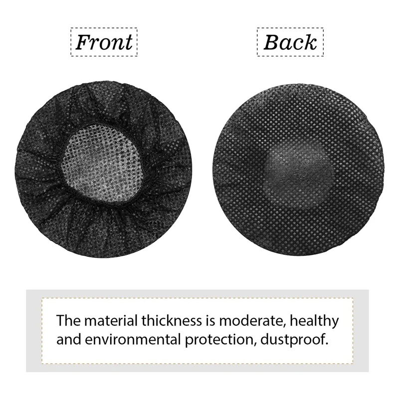 Penutup telinga Headphone sanitasi, 300 buah tidak ditenun, penutup Headset sekali pakai untuk Headphone ukuran 8.5-10 cm