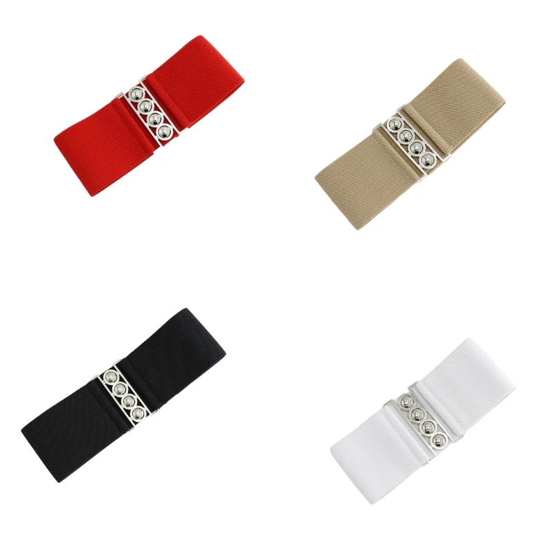 

Stretch Belt for Women Ladies Dress Corset Fashion Female Stretch Belt with Alloy Buckle for Banquet Dress DropShipping