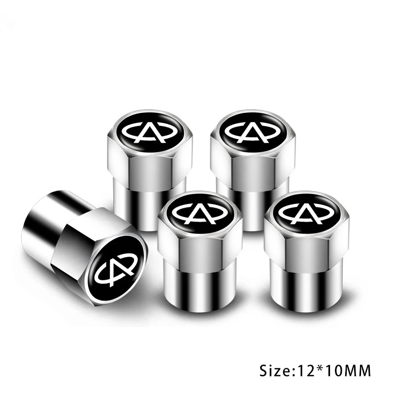 4PCS Car Styling Car Wheel Tire Valve Cap Stem Case For Chery Tiggo 2 3 5 T11 QQ A3 A5 E3 EQ X1 QQ3EV 3X E5 A1 V5 ARRIZO 3 5 7