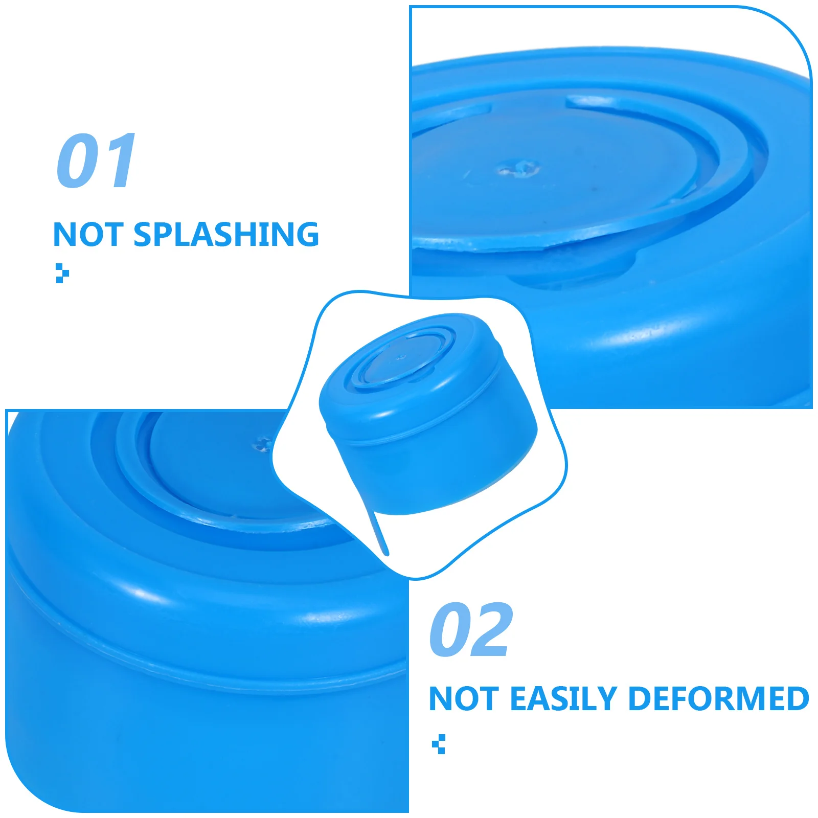 25pcs Water Bucket Screw Cap Spill Proof Reusable 18 9L Gallon Jug Vase Lid Replacement Sealed Dust Cover Foam Insert