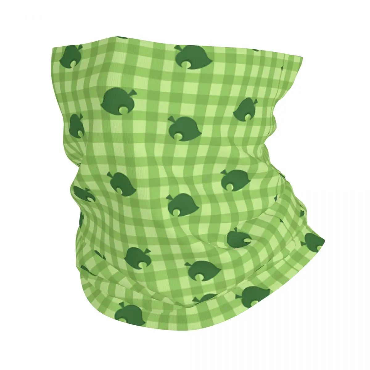 Isabelle Gingham Scarf Neckerchief Neck Face Mask Polyester