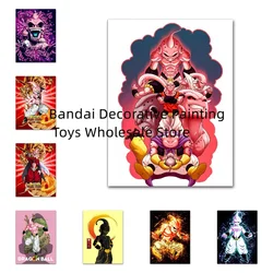 Cartoon Dragon Ball Anime Peripheral HD Poster Canvas Print Majin Buu Painting Wall Art Picture Home Decor Background Gifts