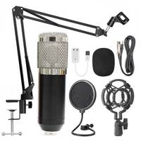 BM800 Professional Condenser Microphone Sound Recording Studio Mic Kits for Computer KTV Broadcasting Gamer Karaoke Microfone