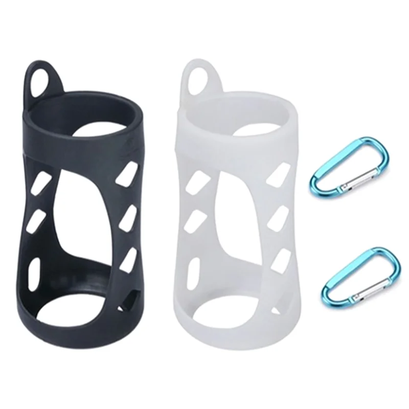 ABKQ-For Bose Soundlink Revolve ポータブル スピーカー 耐衝撃トラベル ケース 保護カバー付き 滑り止めベース&カラビナ B