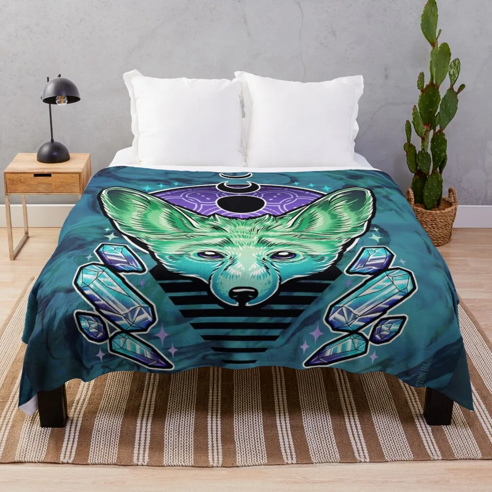 

Fennec Throw Blanket Fluffy Soft Blankets Picnic Blanket Decorative Blankets