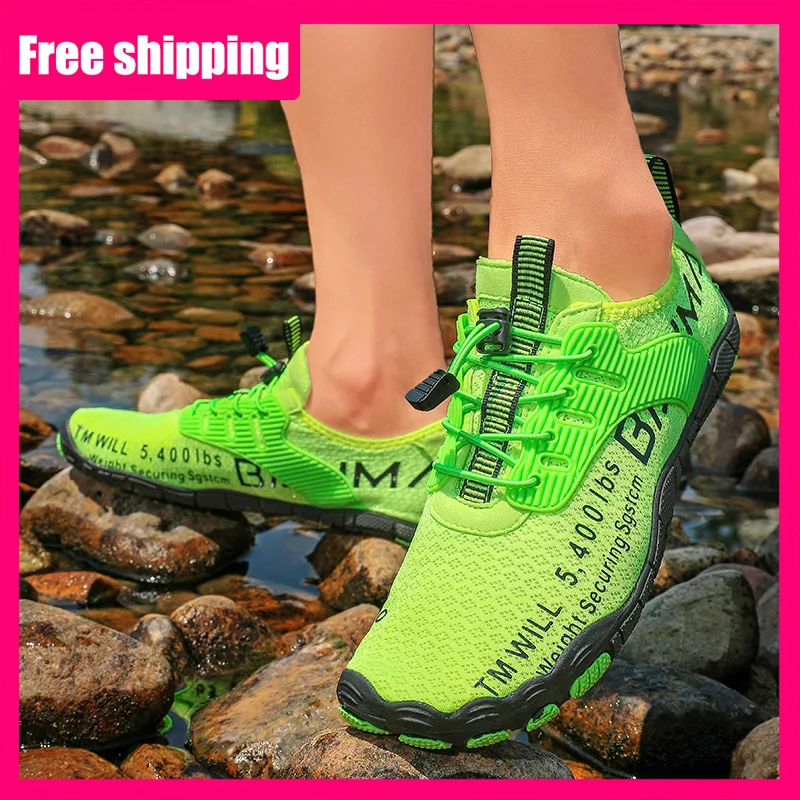 Zapatos de Agua para Parejas, de Secado Rápido, Antideslizantes, Ligeros, con Drenaje, para Playa, Surf, Senderismo, Pesca y Deportes Acuáticos