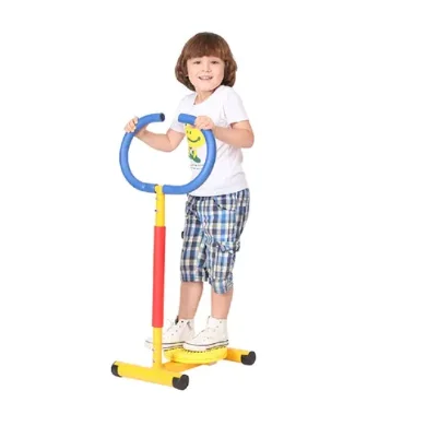 

Children Body Training Footprint Massage Indoor/Outdoor Kids Waist Twister Gym Fitness Equipment With Soft Handle
