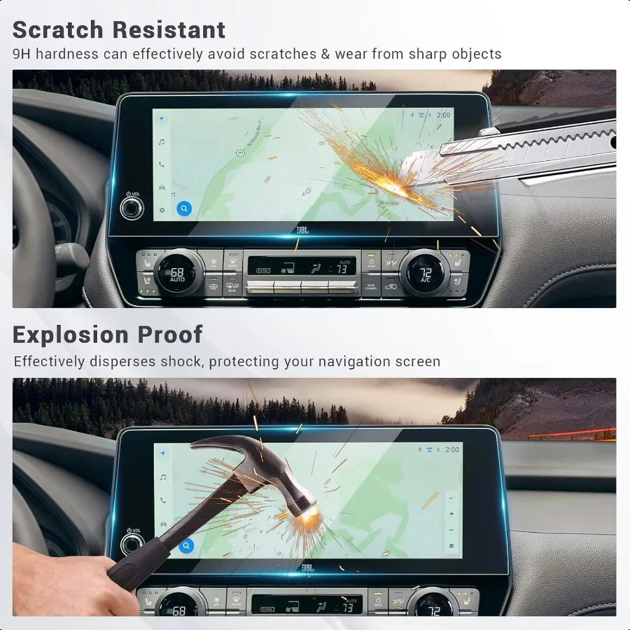 for 2024 Grand Highlander Accories Navigation Screen Protection for 2024  Grand Highlander Hybrid XLE Limited Platinum 12.3 Nav