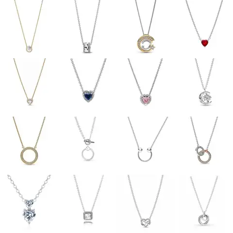 새로운 사랑의 심장 지르콘 펜던트 목걸이 원래 DIY 여성 열쇠 고리 쥬얼리 장식 팔찌 액세서리 매력 비즈 Best5