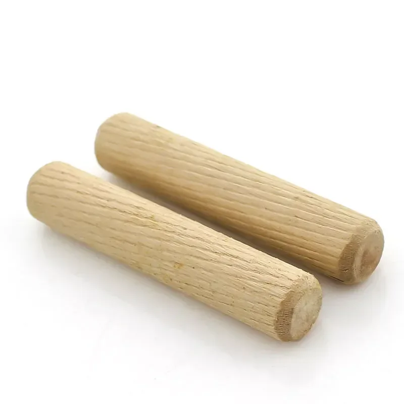 Wooden Dowel M5 M6 M8 M10 Cabinet Drawer Round Fluted Wood Craft Dowel Pins Rods Set Furniture Fitting Wooden Dowel Pins