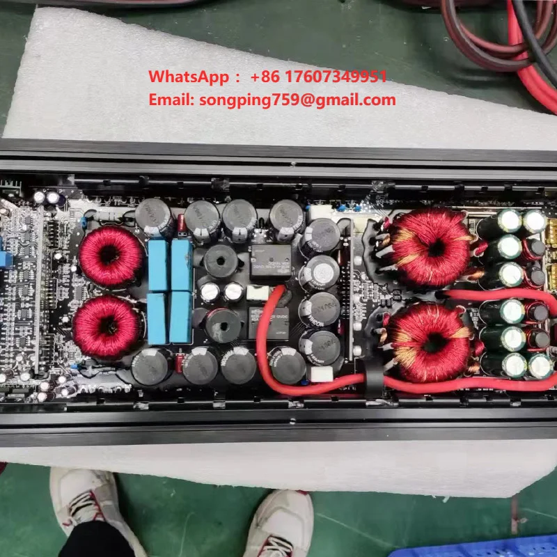 Hot Sale Korea Class AB 4-Channel Monoblock Car Amplifier with Crossovers 12V