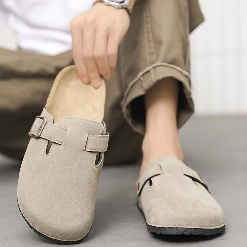 

Тапочки Bang на очень толстой подошве, женская обувь, новинка 2023 года, летняя верхняя одежда, повседневные мужские полутапочки Baotou цвета хаки