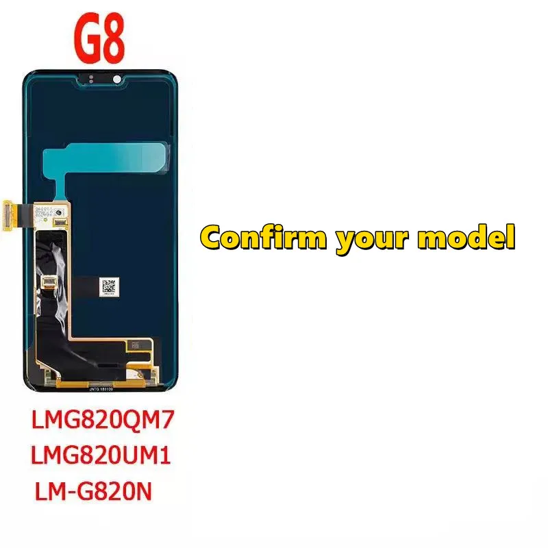 For LG G8 LCD Screen Display Digitizer Full Assembly LMG820QM7 G820UMB LMG820UM0 G820 Mobile Phone Parts For LG G8 lcd Original