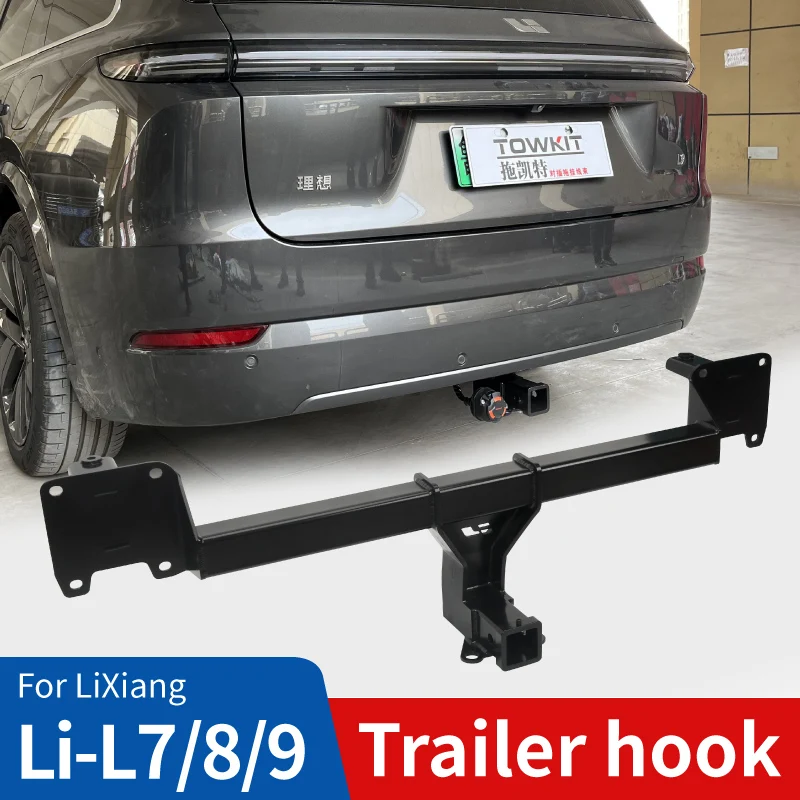 For Lixiang L7/L8/L9 Фарко Trailer Hook Square Mouth Base Trailer Arm Rogue Hook U-shaped Ring Off-Road Trailer Bar Modification