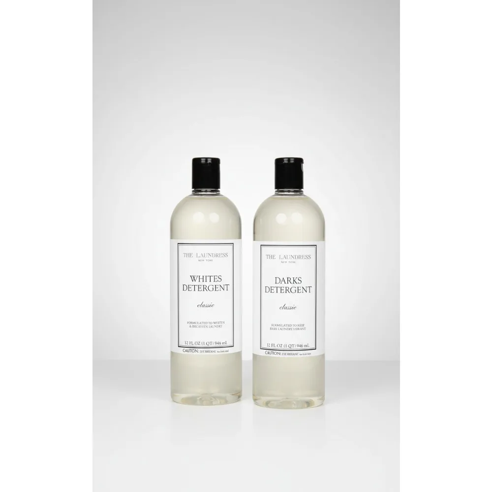 

Premium Concentrated Laundry Detergent for Whites & Darks, Classic Scent, 32 oz - Gentle on Fabrics, Ideal for Families