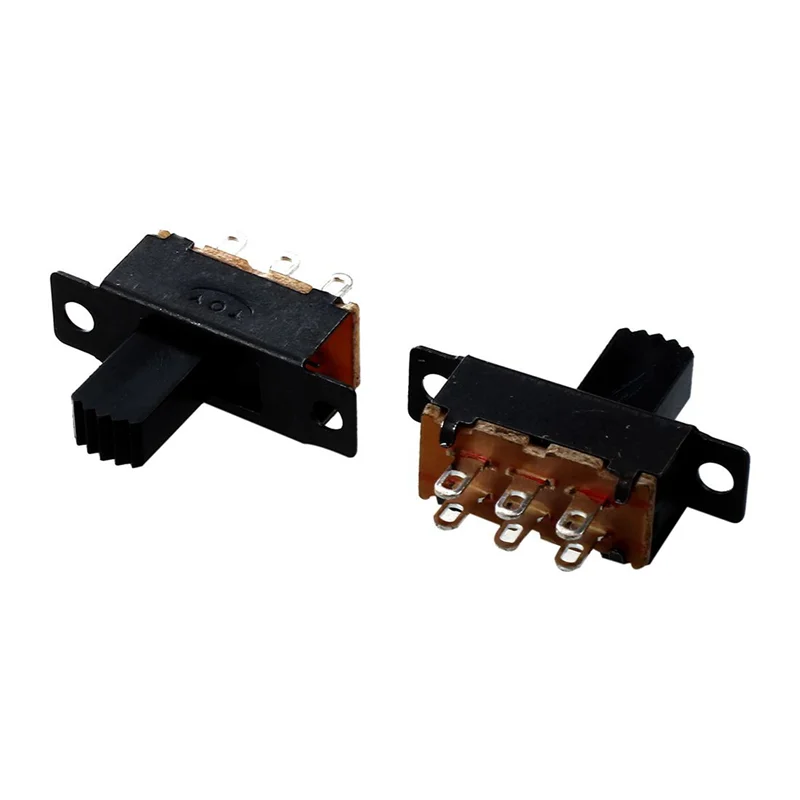 

30 Pcs 6 Pins 2 Positions DPDT On/On Mini Slide Switch