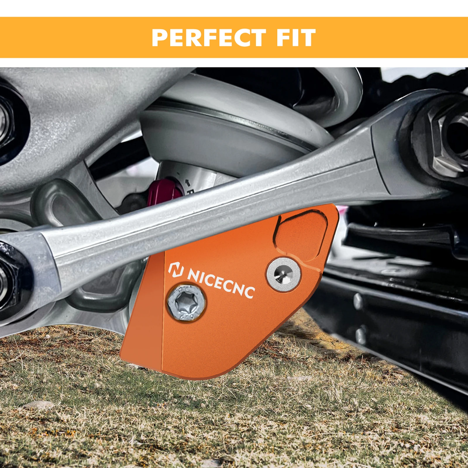 

NICECNC For KTM 2023-2025 2024 SXF 250 SXF 450 SX 125 SX 250 XC 250 XC 300 XC-F 350 450 500 Rear Shock Absorber Linkage Guard