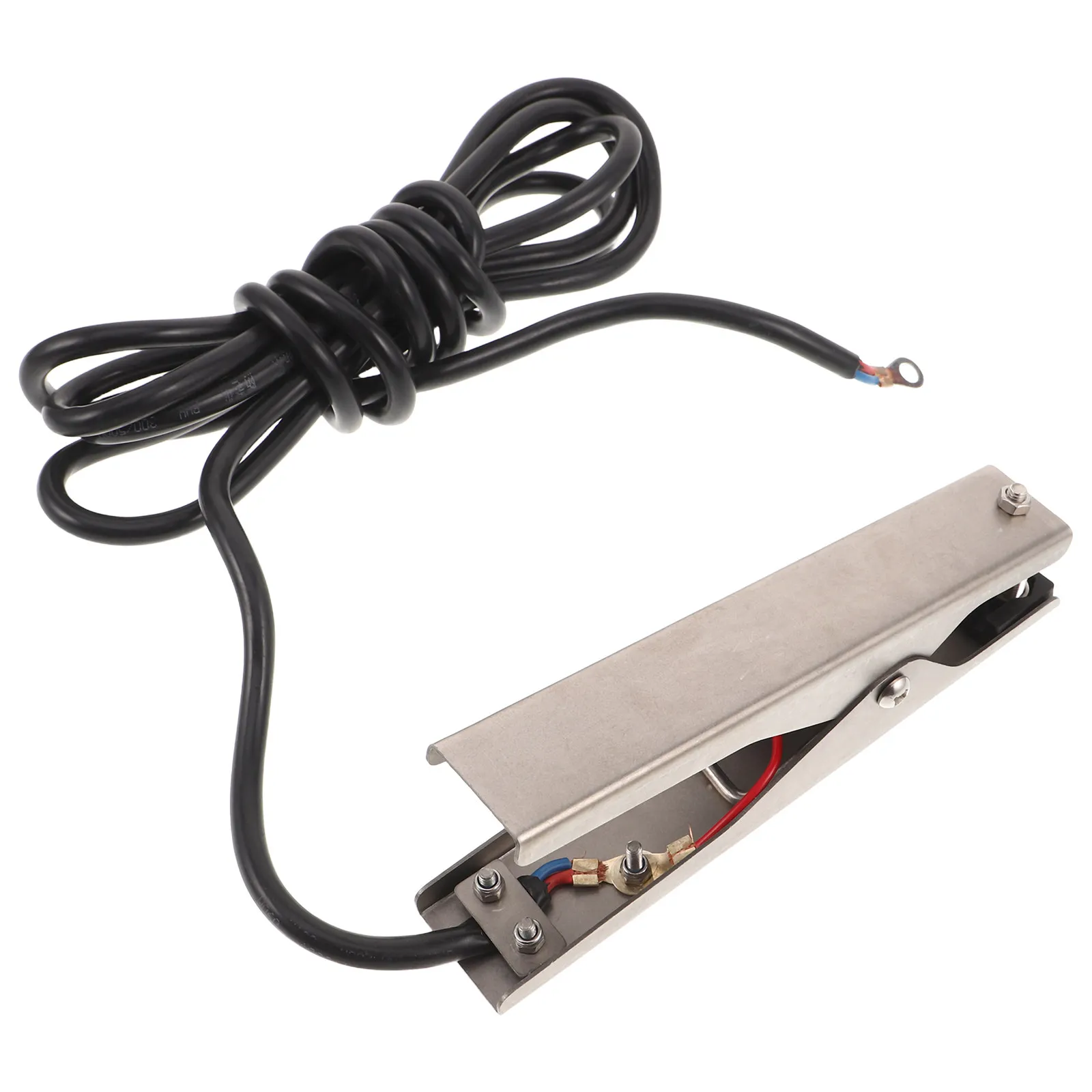 

Stainless Steel Static Electricity Grounding Clamp Cable Gas Station Fuel Handling Safety Maintenance Ground Clip Petroleum