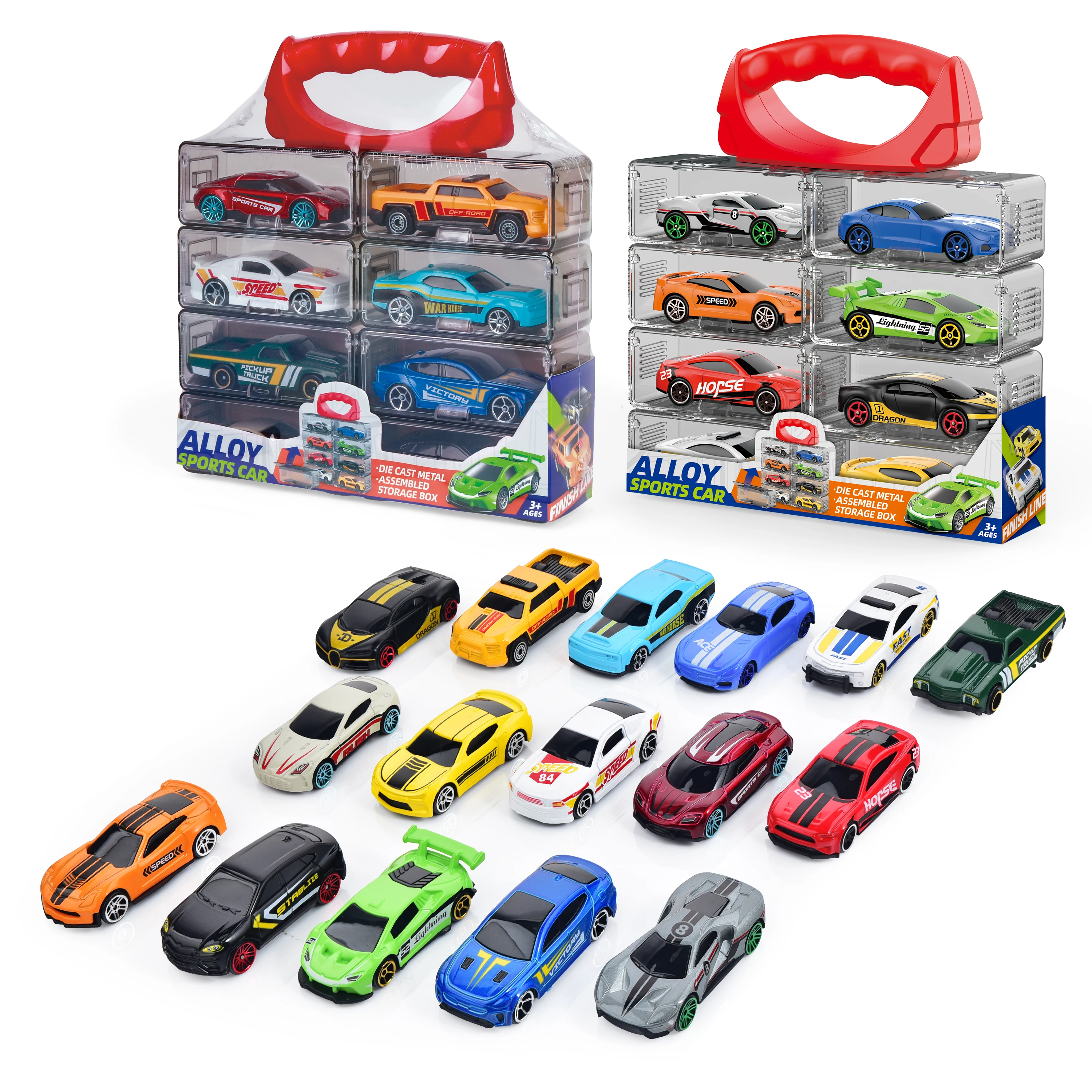 (En caja o a granel) Coche de carreras fundido a presión a escala 1/64, coche de carreras a pequeña escala, coche de juguete de carreras fundido a presión 1,64, juego, juguete para niños