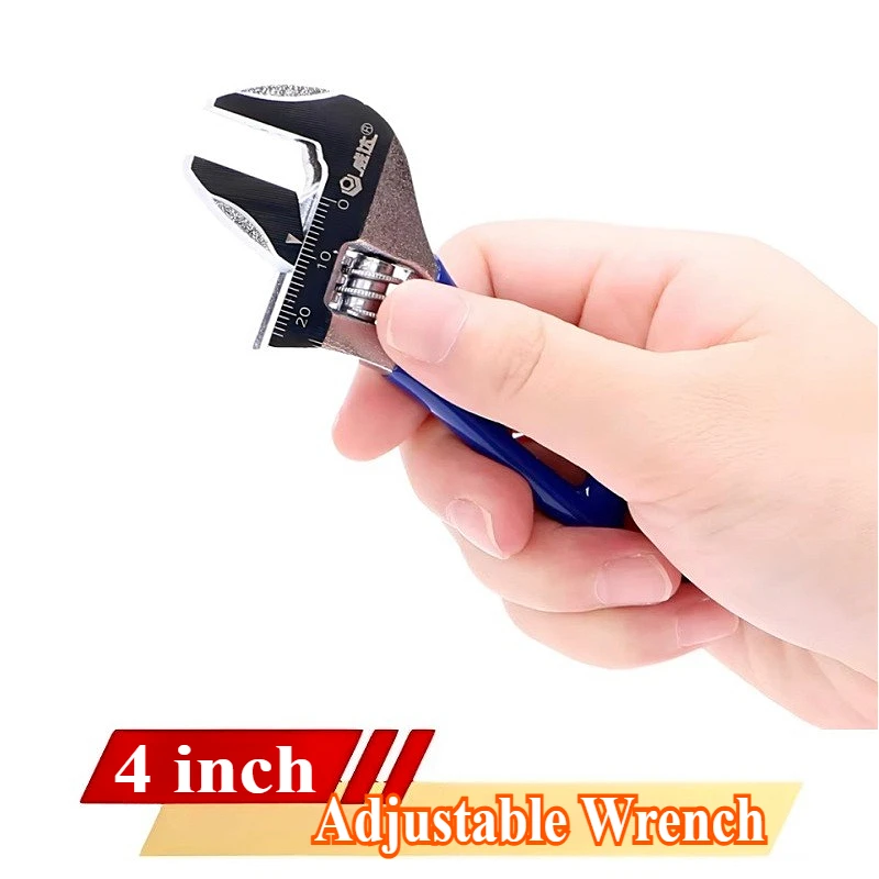 

Universal Spanner Mini Nut Key Maximum 24mm Diameter Adjustable Wrench Stainless SteelHand Tools