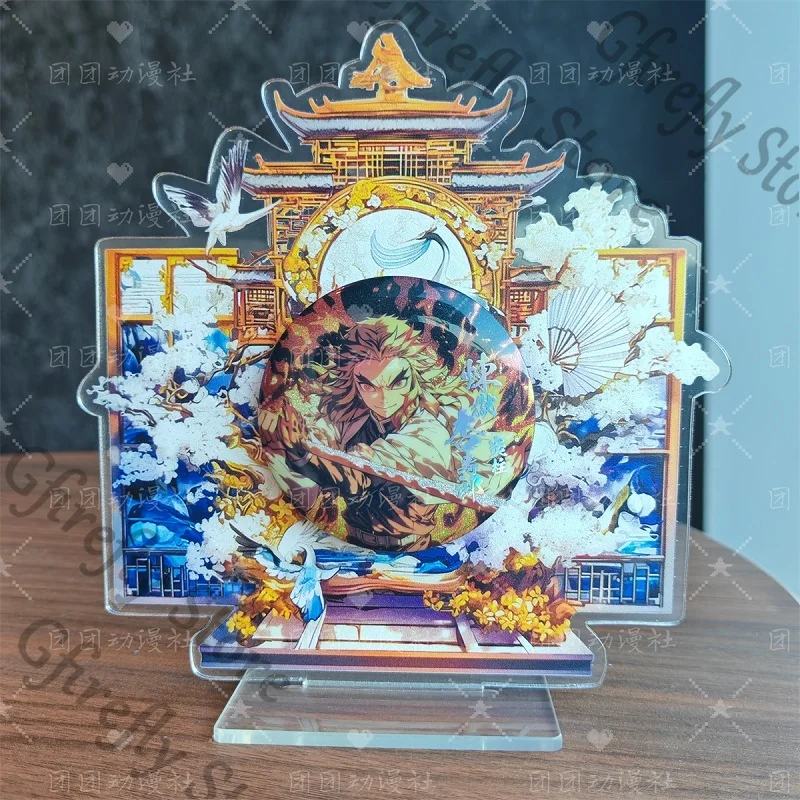 

Demon Slayer Brooch Badge Display Stand Emblem Brotheroch Collect Anime Colleagues Q Edition 58mm Ambitus Rengoku Kyoujurou Gift